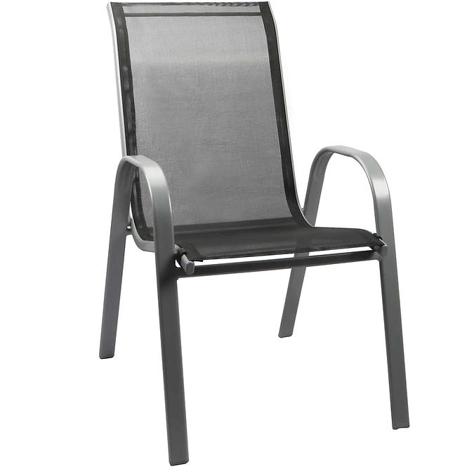 Vrtni set stakleni stol MT6008+ 6 stolica TFC004 siva