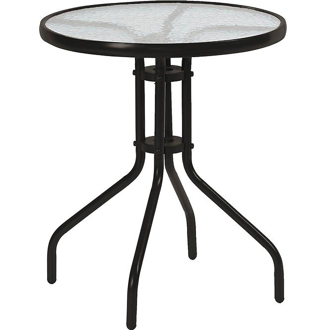 Vrtni set od umjetnog ratana Bistro stol + 2 stolice smeđa