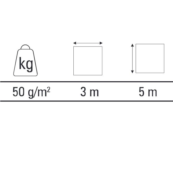 Cerada s ušicama 3x5 m