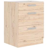 Karolina 60D kuhinjski element 3 ladice 60x52x82 cm hrast