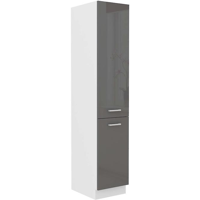 Kuhinjski ormar SONIA  u sivom sjaju 40DK-202 2F