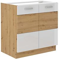Kuhinjski ormarić ARTISAN bijeli sjaj 80ZL 2F BB