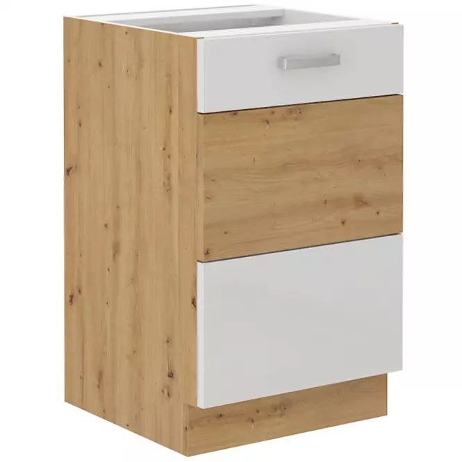 Kuhinjski ormar ARTISAN bijeli sjaj 50ZL 1F BB