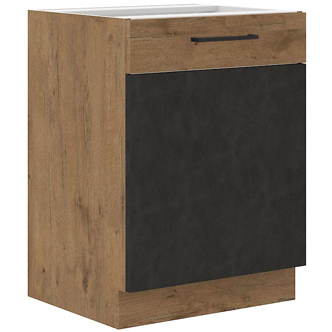Kuhinjski ormar VIGO grafit mat 60D 1F BB