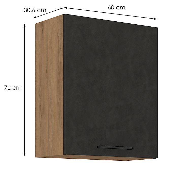 Kuhinjski ormar VIGO grafitna prostirka 60G-72 1F