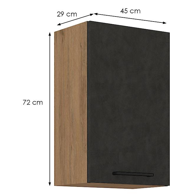 Kuhinjski ormar VIGO grafitna prostirka 45G-72 1F
