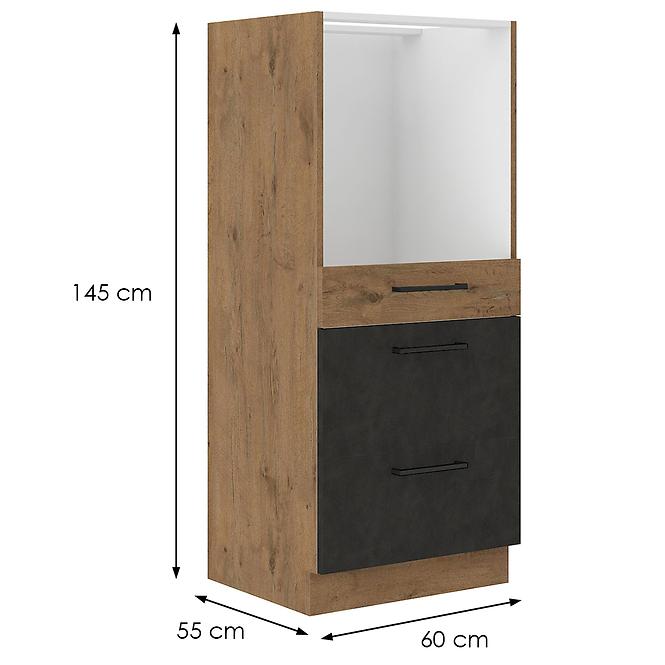 Kuhinjski ormar VIGO grafitna prostirka 60DKP-145 3S BB
