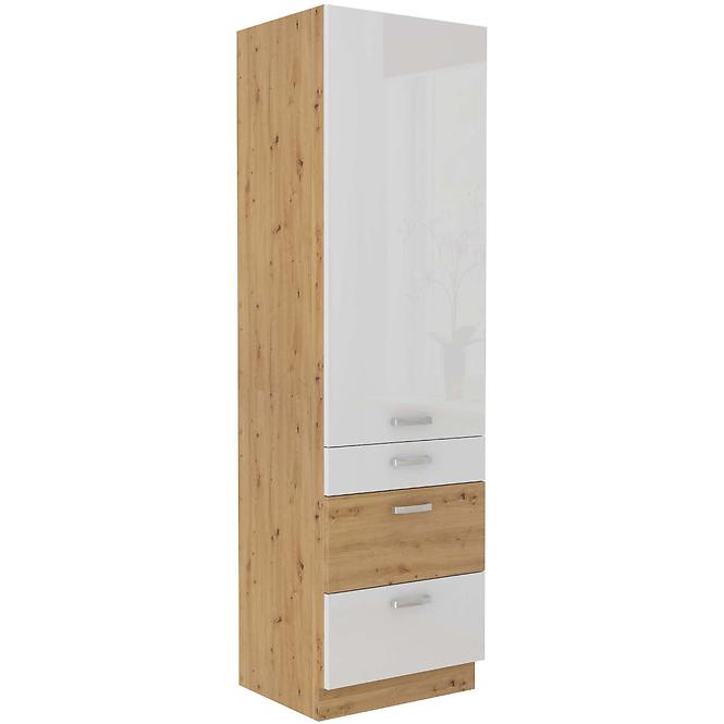 Kuhinjski ormar ARTISAN bijeli sjaj 60DKS-210 3S 1F