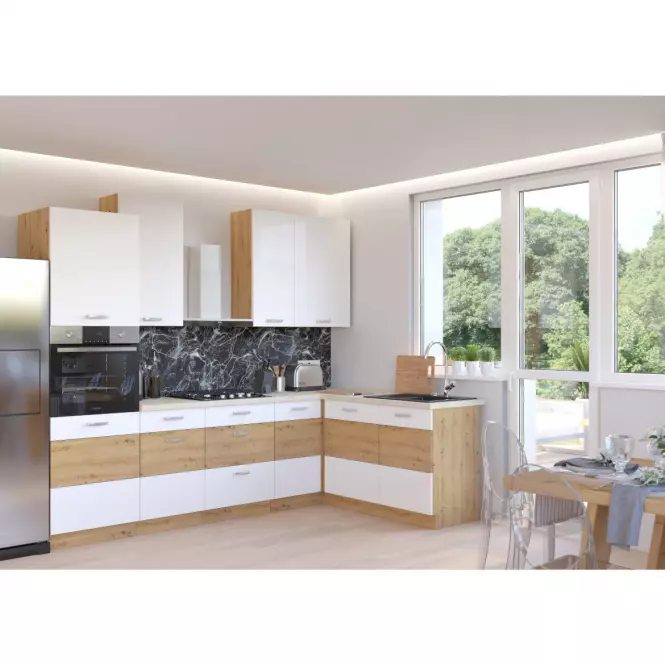 Kuhinjski ormar ARTISAN bijeli sjaj 60DKS-210 3S 1F,4