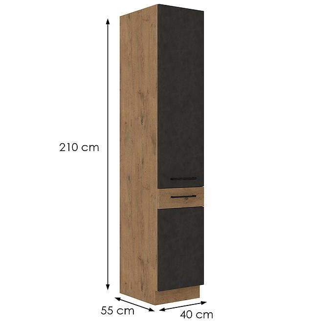 Kuhinjski ormar VIGO grafit mat 40DK-210 2F