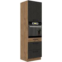 Kuhinjski ormar VIGO grafit mat 60DPS-210 3S 1F