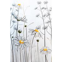 Tuš zavjesa 180/200 W08441 Flower daisy