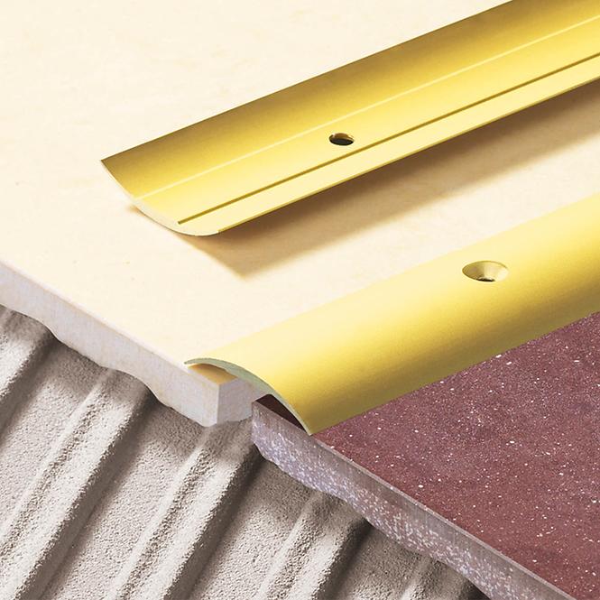 Podni profil LPO 900x30x5mm ljepilo Srebro