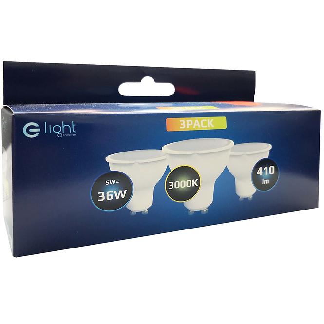 LED ŽARULJA 3PACK GU10 5W 3000K