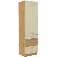 Kuhinjski ormar ARTISAN kremasto sjajilo 60DKS-210 3S 1F