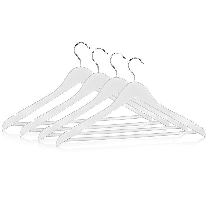 Set drvenih vješalica bijela 4kom 22061001