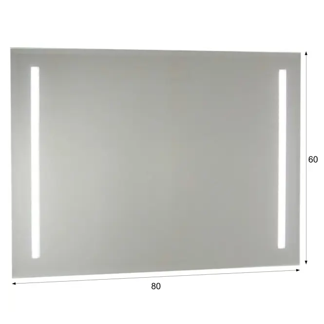 Ogledalo LED 2 60x80,4