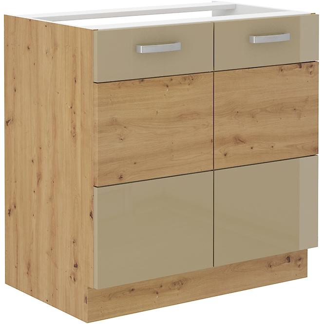 Kuhinjski ormar Artisan cappuccino sjaj 80ZL 2F BB