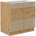 Kuhinjski ormar Artisan cappuccino sjajilo 80D 2F BB