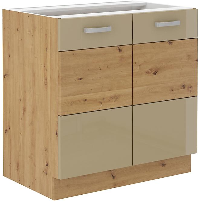Kuhinjski ormar Artisan cappuccino sjajilo 80D 2F BB