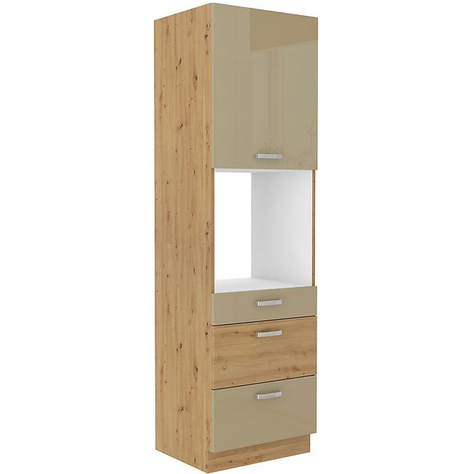 Kuhinjski ormar Artisan cappuccino sjajilo 60DPS-210 3S 1F