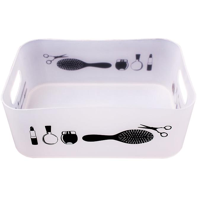 Organizator za šminku 21,5x15x8,5 cm, crni
