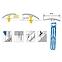 Podni profil LW 40 PVC 0,9m Plemeniti hrast,3