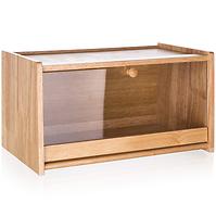 Drvena kutija za kruh s plastičnim poklopcem 27101021