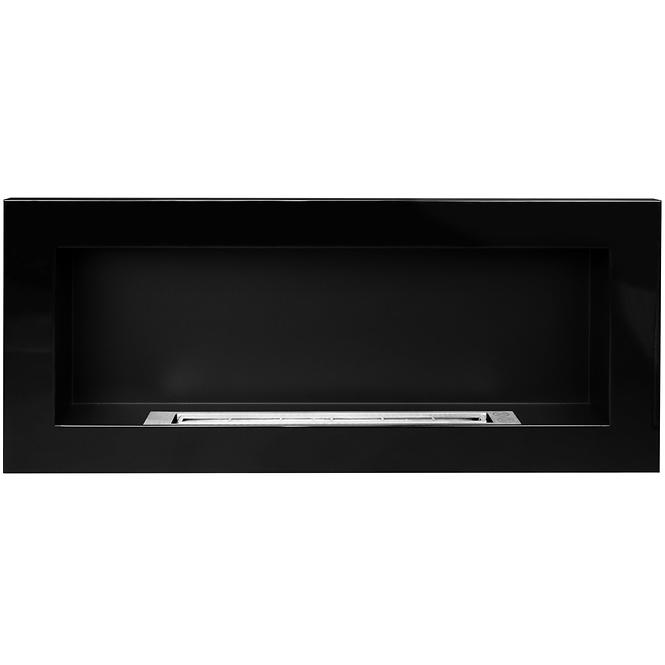 Biokamin 900x400 crni Gloss