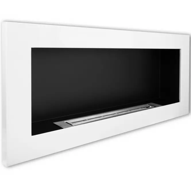 Bio kamin 900x400 bijeli sjaj