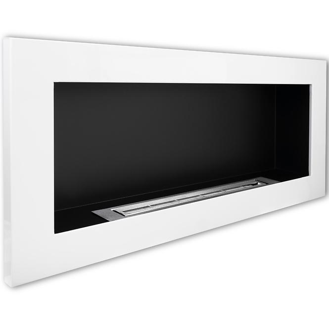 Bio kamin 900x400 bijeli sjaj