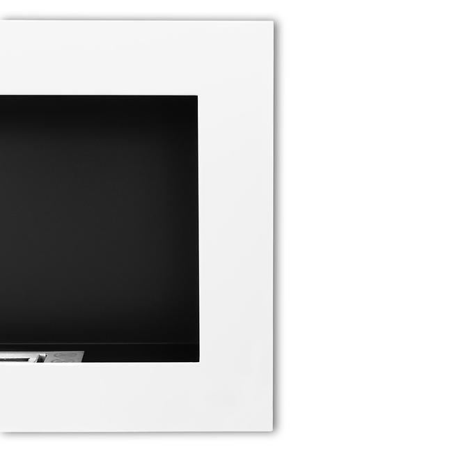 Bio kamin 900x400 bijeli sjaj