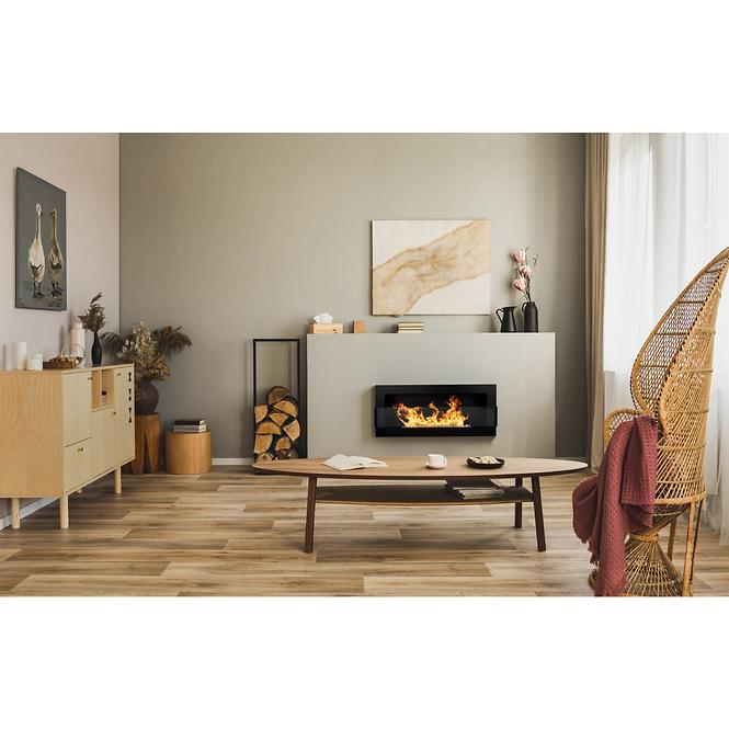 Bio kamin 900x400 crna stakla
