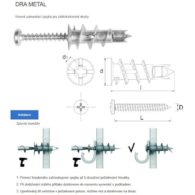 TIPLA ZA IZOLACIJSKE MATERIJALE  R-S3-DRA02/25