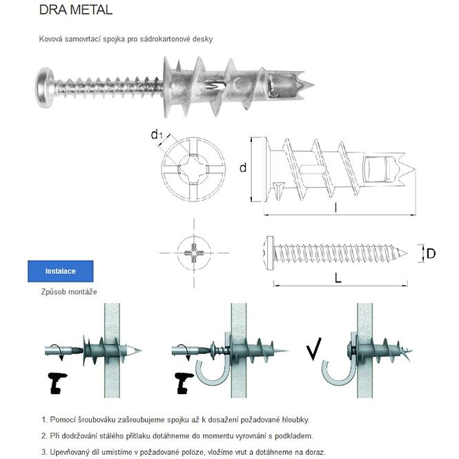 TIPLA ZA IZOLACIJSKE MATERIJALE  R-S3-DRA02/6