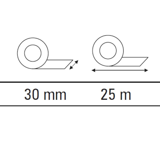 PVC traka glatka 30 mm/25m Motive