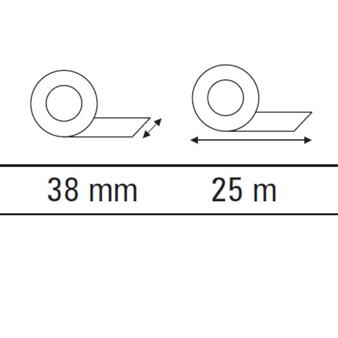 PVC traka glatka 38 mm/25m Motive
