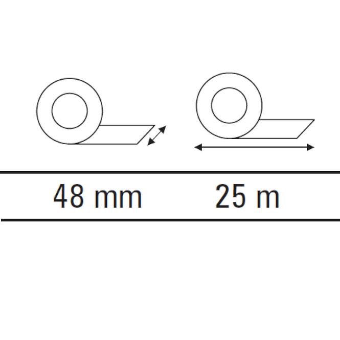 PVC traka glatka 48 mm/25m Motive