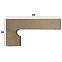 Cokl za stepenice Zanquin Orion Beige lijevi 39X20,3