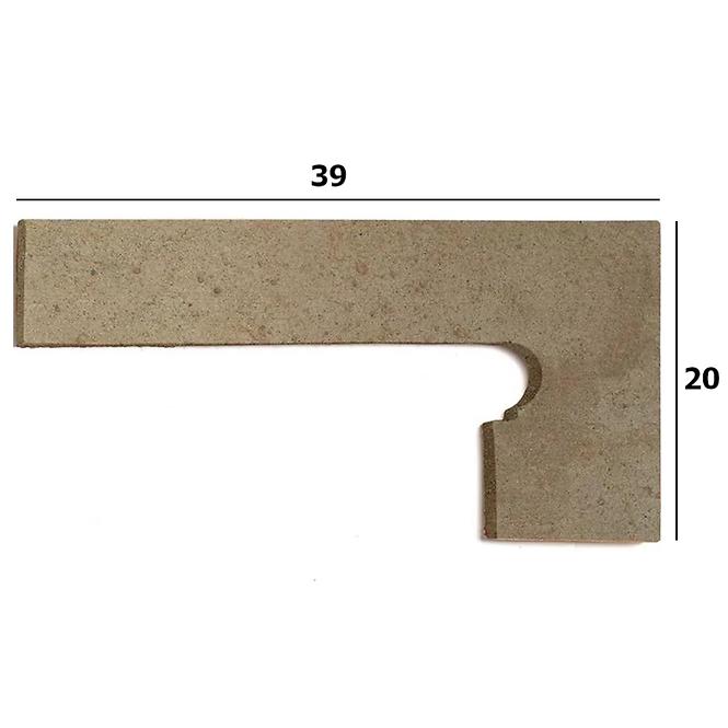 Cokl za stepenice Zanquin Orion Beige desni 39/20