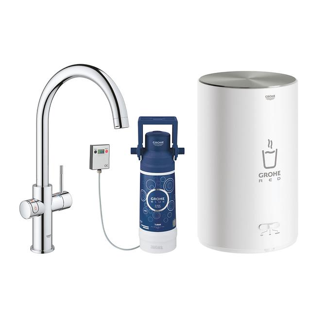 Kuhinjska slavina s bojlerom i Grohe Red duo filterom M