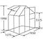Staklenika 1,93m x 1,27m,7