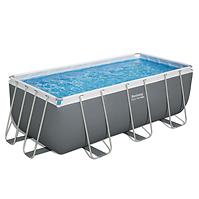 Bazen s metalnom konstrukcijom i pumpom, Power Steel, pravokutni, 404 x 201 x 100 cm, 56442