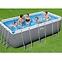 Bazen s metalnom konstrukcijom i pumpom, Power Steel, pravokutni, 404 x 201 x 100 cm, 56442,5