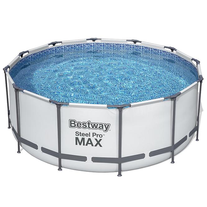 Bazen s metalnom konstrukcijom i pumpom, Steel Pro Max, okrugli, 366 x 122 cm, 56420