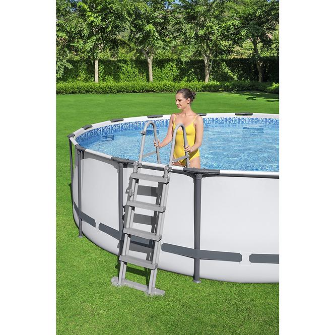 Bazen s metalnom konstrukcijom i pumpom, Steel Pro Max, okrugli, 366 x 122 cm, 56420