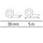Obostrana ljepljiva traka Motive 38 mm/5 m,2