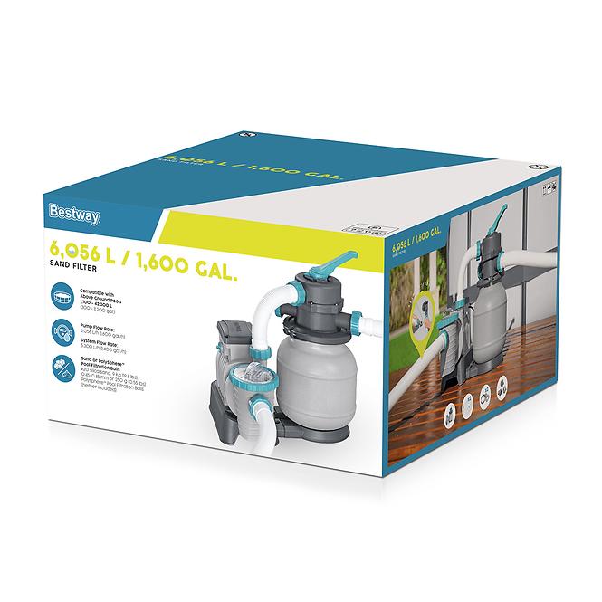 Piješčana pumpa FLOWCLEAR za bazen Bestway 6056 l/h 58497