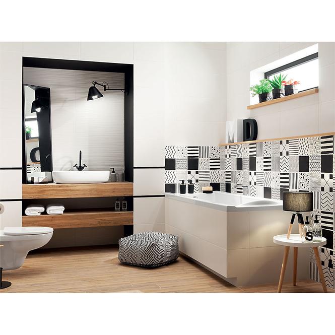 Glazirana zidna pločica Tibi White Str. 30,8/60,8