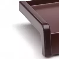 Završna kapa za aluminijske prozorske klupice - smeđa